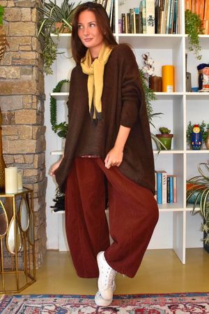 Big Softie Archie Slouch Knit Chocolate
